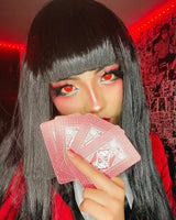 Gridding Red Contact Lenses