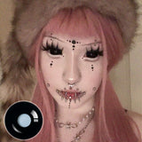 Amglammm's Dark Demon Doll Eye 22mm Full Sclera Contact Lenses
