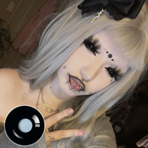 Didi Dark Demon Doll Eye 22mm Full Sclera Contact Lenses