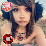 Kat's Dangerous Ruby Contact Lenses(12 months of use)