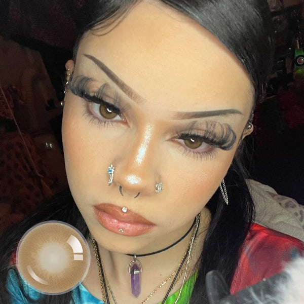 Natural Brown Contact Lenses