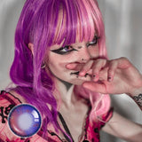 Purple Nebula Contact Lenses(12 months of use)