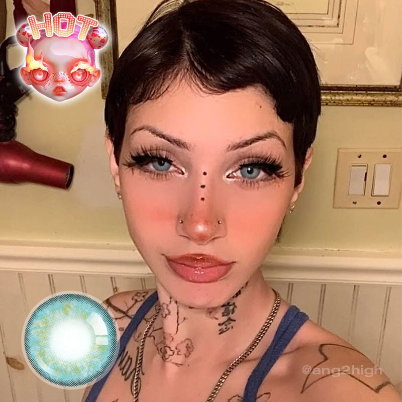 Russian Blue Contact Lenses