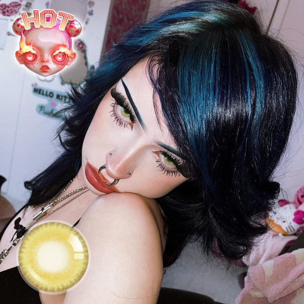 Manyah Hazel Girl Contact Lenses(12 months of use)