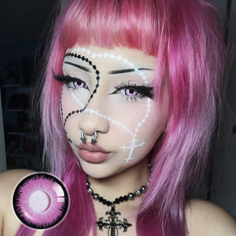 Crazy Pink Doll Dream Contact Lenses