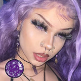 Purple Snow Contact Lenses