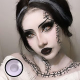 Alexis' Vampire White Contact Lenses
