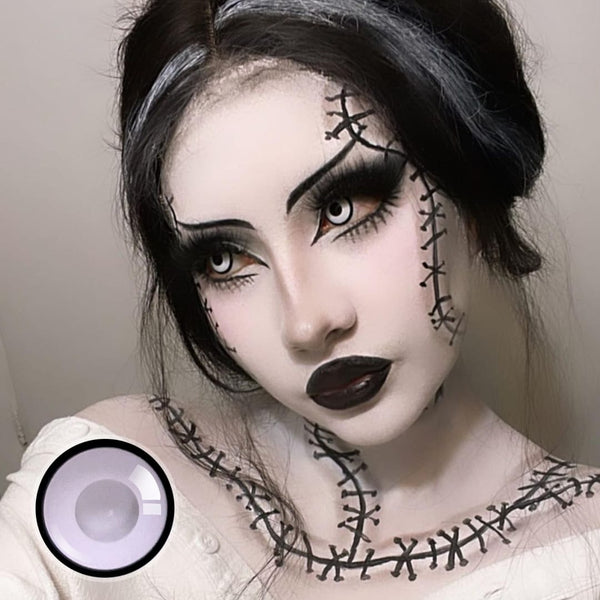 Alexis' Vampire White Contact Lenses