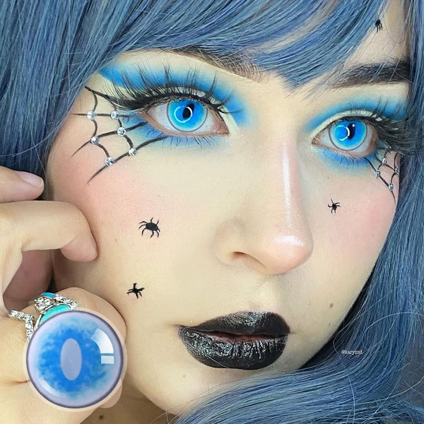 Ragdoll Cat Blue Colored Contact Lenses