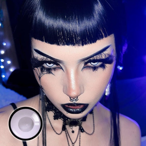 Dracula Vampire White Contact Lenses