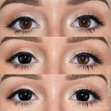 Linn's Dollie Darknight Black Contact Lenses(12 months of use)