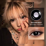 Elizabeth's Dollie Darknight Black Contact Lenses