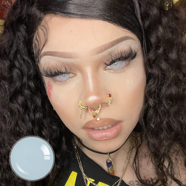 Imnotafed's Blind Moon Light Contact Lenses(12 months of use)