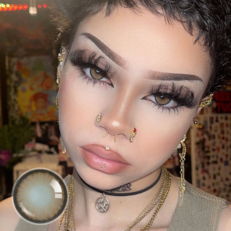 Ary's Amber Aura Contact Lenses
