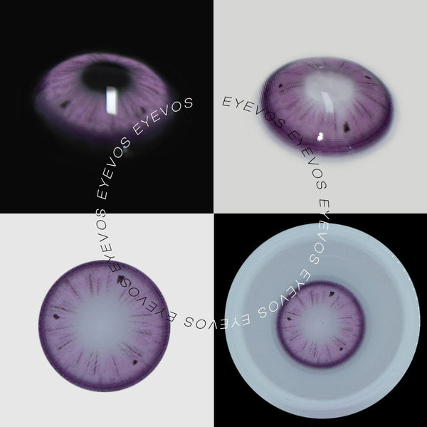 Alexis' Violet Speckle Contact Lenses