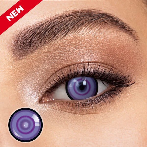 Violet Vortex Contact Lenses