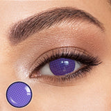 Gridding Purple Contact Lenses