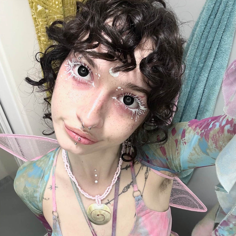 Glommy's Dollie Darknight Black Contact Lenses