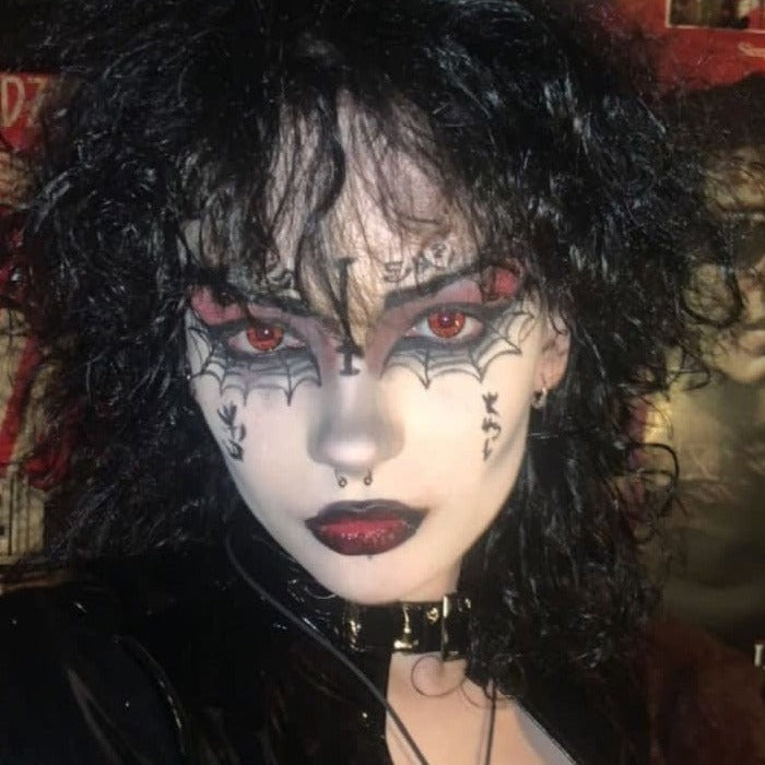 Kat's Dangerous Ruby Contact Lenses(12 months of use)