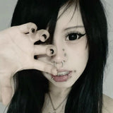 Elizabeth's Dollie Darknight Black Contact Lenses