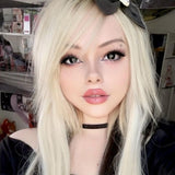 Linn's Dollie Darknight Black Contact Lenses(12 months of use)