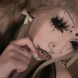 Amglammm's Dark Demon Doll Eye 22mm Full Sclera Contact Lenses