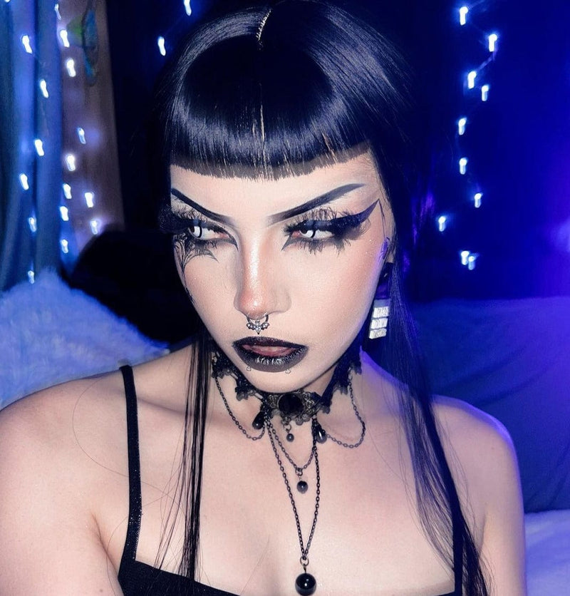 Dracula Vampire White Contact Lenses