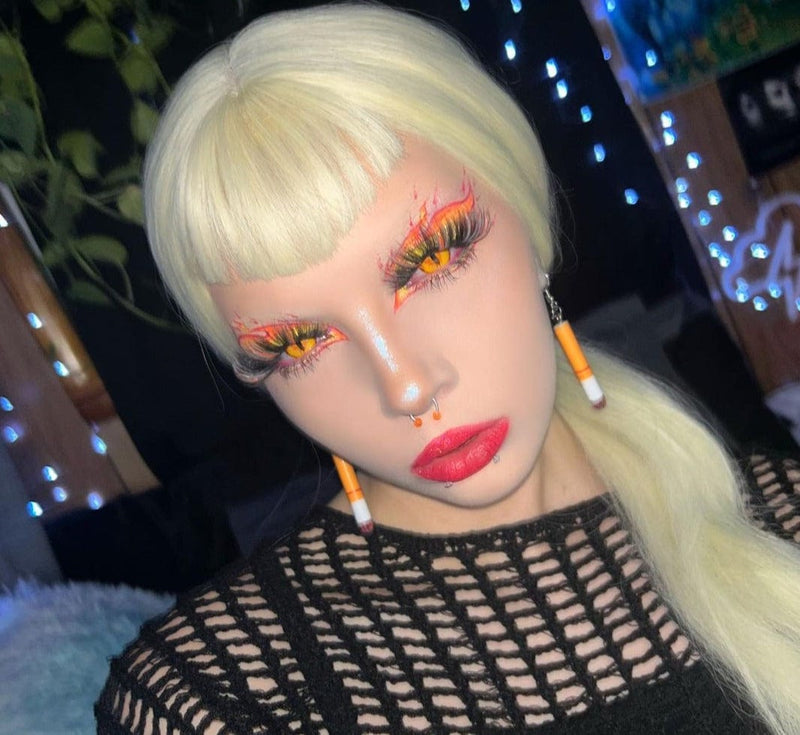 Dracula Yellow Dragon Contact Lenses