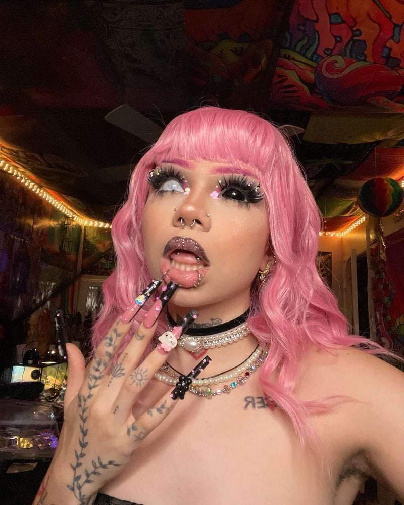 Amglammm's Dark Demon Doll Eye 22mm Full Sclera Contact Lenses