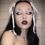 Cat's Gridding White Contact Lenses