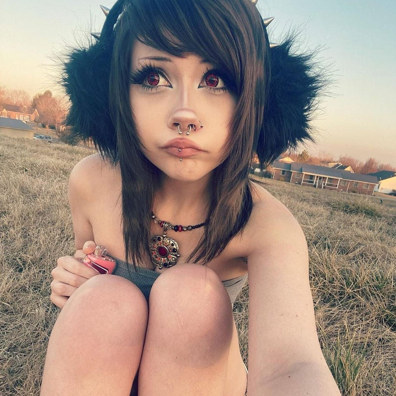 Dangerous Ruby Contact Lenses