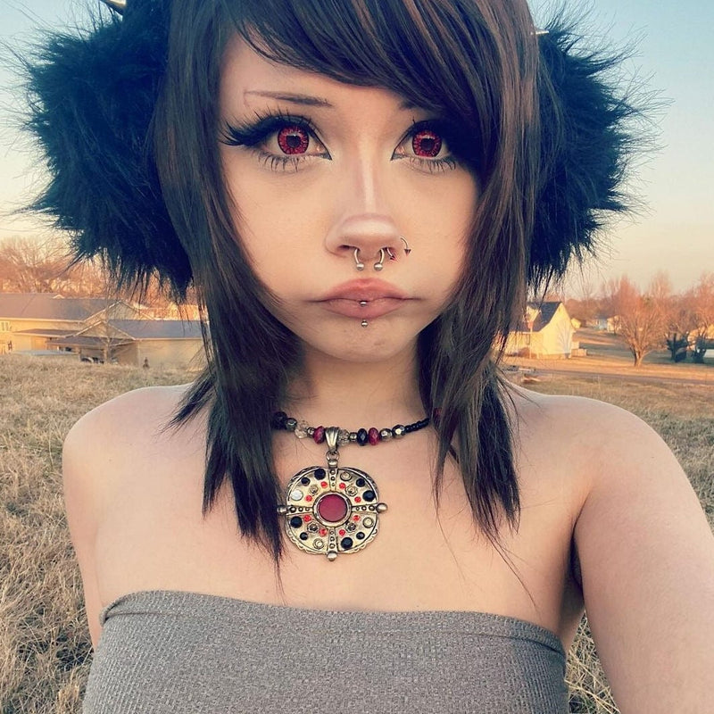 Dangerous Ruby Contact Lenses