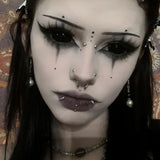 Amglammm's Dark Demon Doll Eye 22mm Full Sclera Contact Lenses