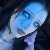 Cat's Gridding White Contact Lenses