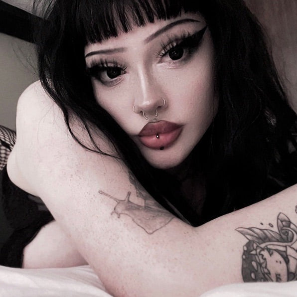 Glommy's Dollie Darknight Black Contact Lenses