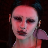Nene's Dark Demon Doll Eye 22MM Full Sclera Contact Lenses