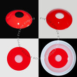 Alexis' Red Demon Doll Eye Mini Sclera Contact Lenses (17MM)