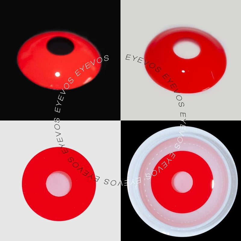 Alexis' Red Demon Doll Eye Mini Sclera Contact Lenses (17MM)
