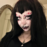 Blood stains Contact Lenses