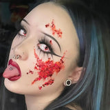 Blood stains Contact Lenses