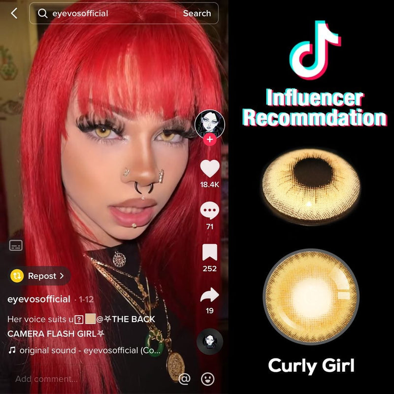 Nene Curly Girl Contact Lenses