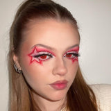 Gridding Red Contact Lenses