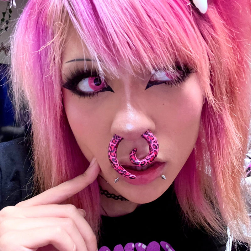 Pure Pink Colored Contact Lenses