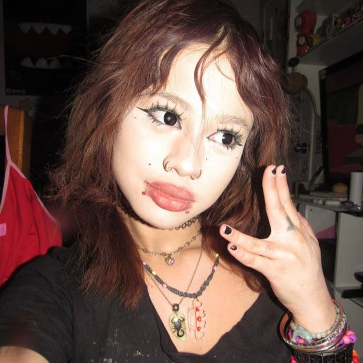 Glommy's Dollie Darknight Black Contact Lenses