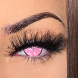 Pink Snow Contact Lenses(12 months of use)