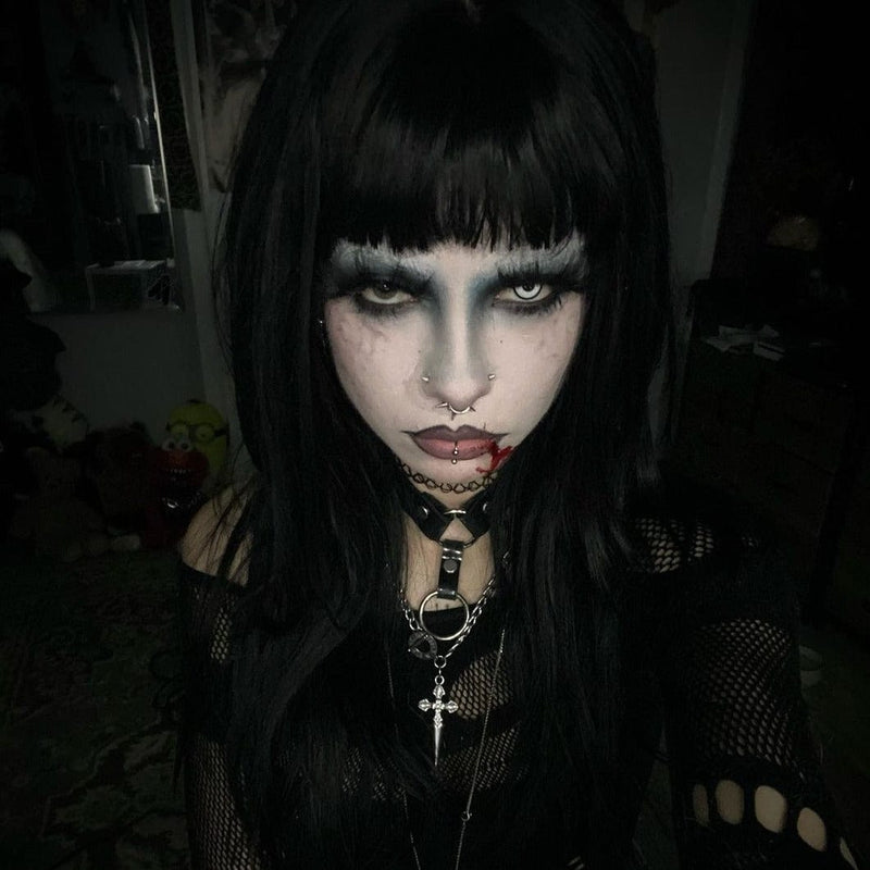 Alexis' Vampire White Contact Lenses