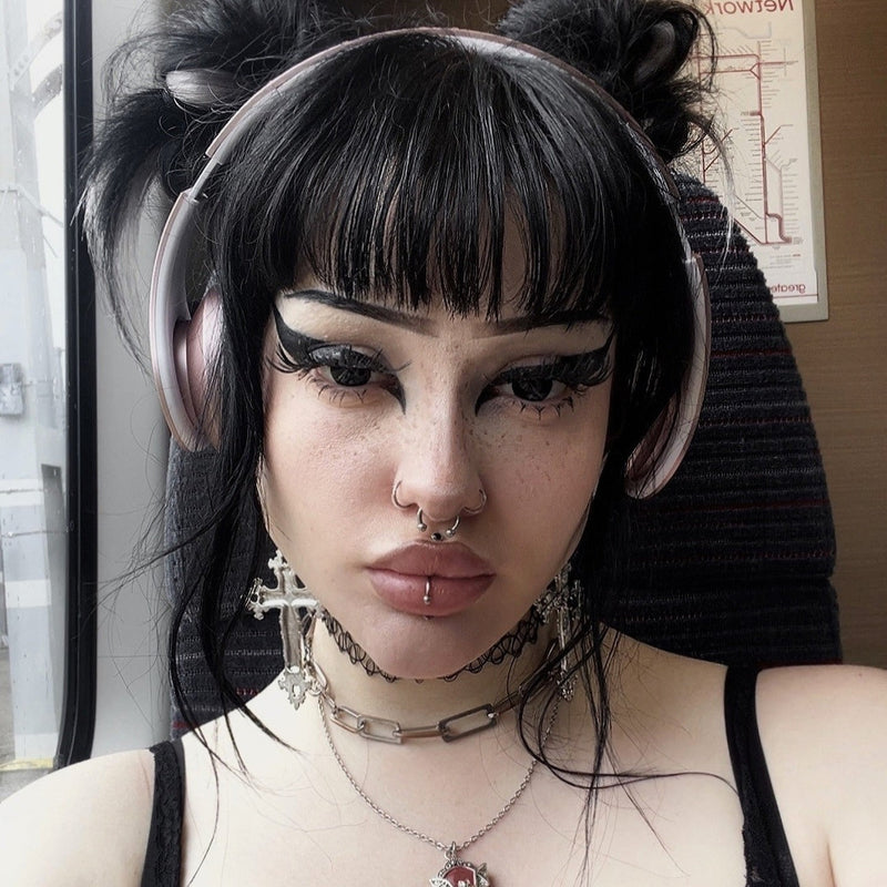 Glommy's Dollie Darknight Black Contact Lenses