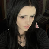 Nene's Dark Demon Doll Eye 22MM Full Sclera Contact Lenses