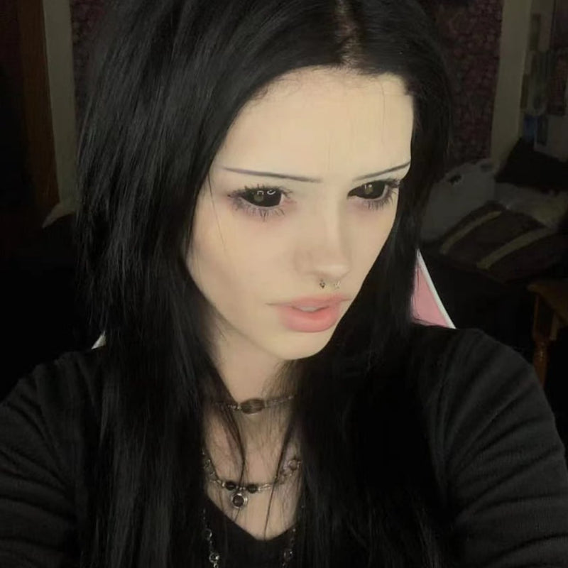 Nene's Dark Demon Doll Eye 22MM Full Sclera Contact Lenses