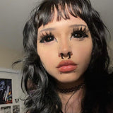 Nene's Dark Demon Doll Eye 22MM Full Sclera Contact Lenses